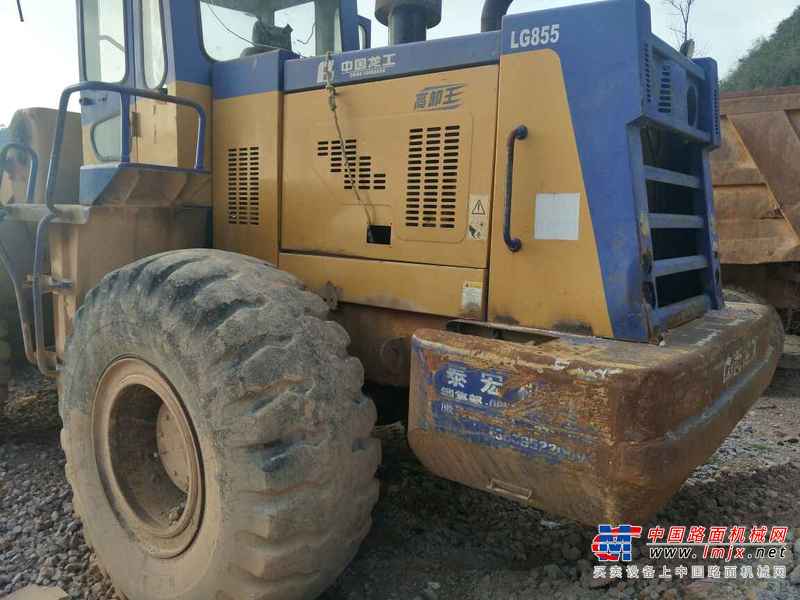 贵州出售转让二手8377小时2010年龙工LG855装载机