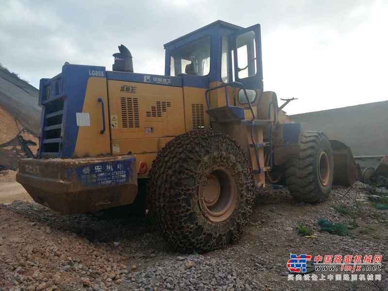 贵州出售转让二手8377小时2010年龙工LG855装载机