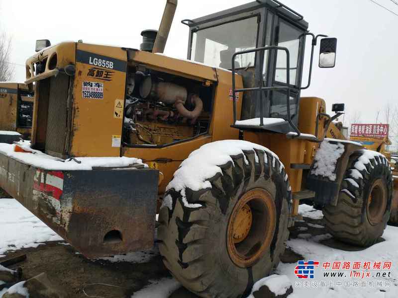 河北出售转让二手5600小时2011年龙工LG855B装载机