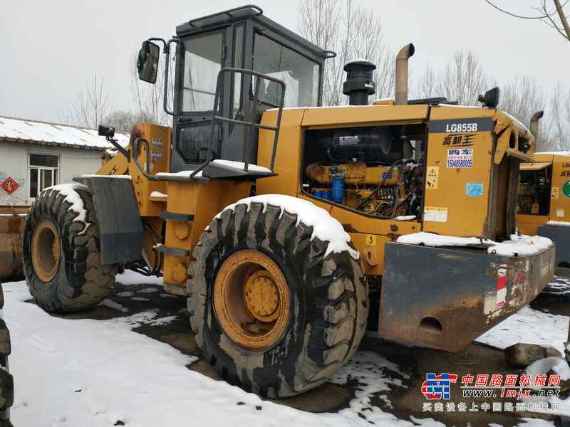 河北出售转让二手5600小时2011年龙工LG855B装载机