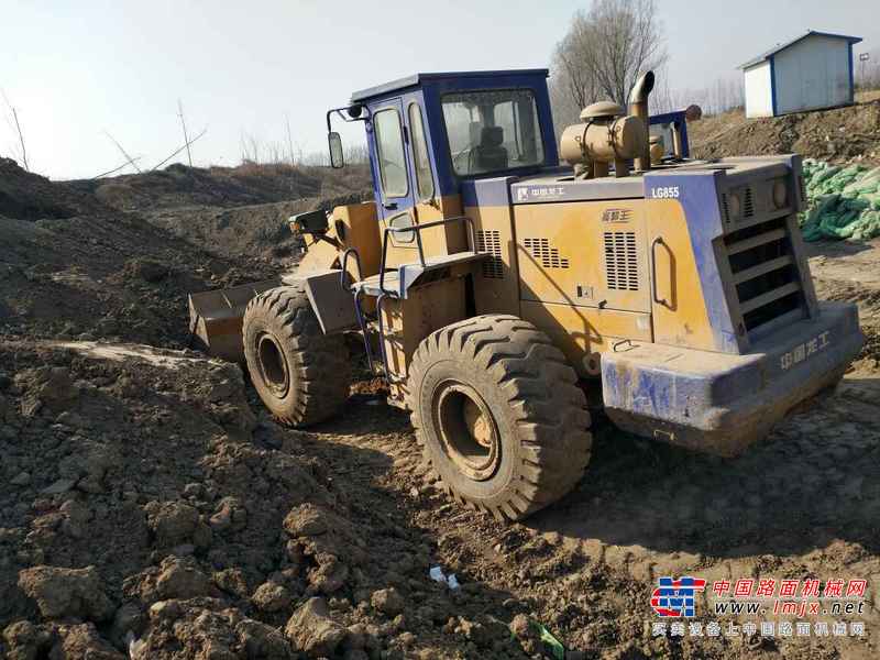 河北出售转让二手5200小时2007年龙工LG855装载机