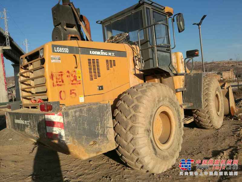 山西出售转让二手5000小时2011年龙工LG855装载机