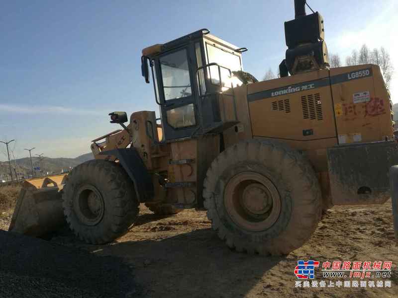 山西出售转让二手5000小时2011年龙工LG855装载机