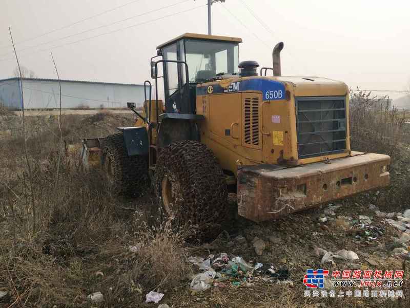河南出售转让二手3200小时2011年山工650B装载机