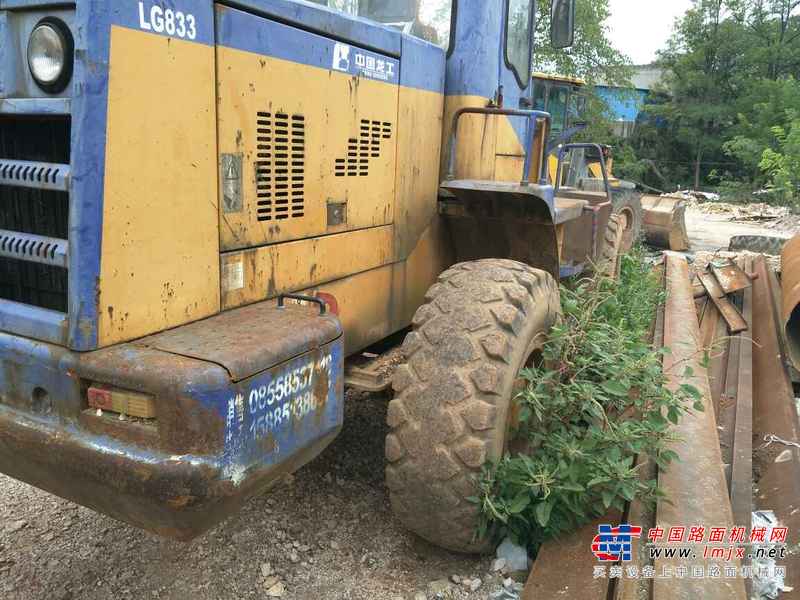 贵州出售转让二手12857小时2007年龙工LG833装载机