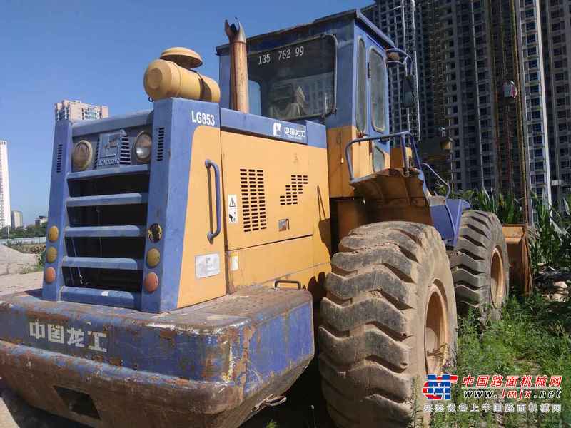 陕西出售转让二手12000小时2007年龙工LG853装载机