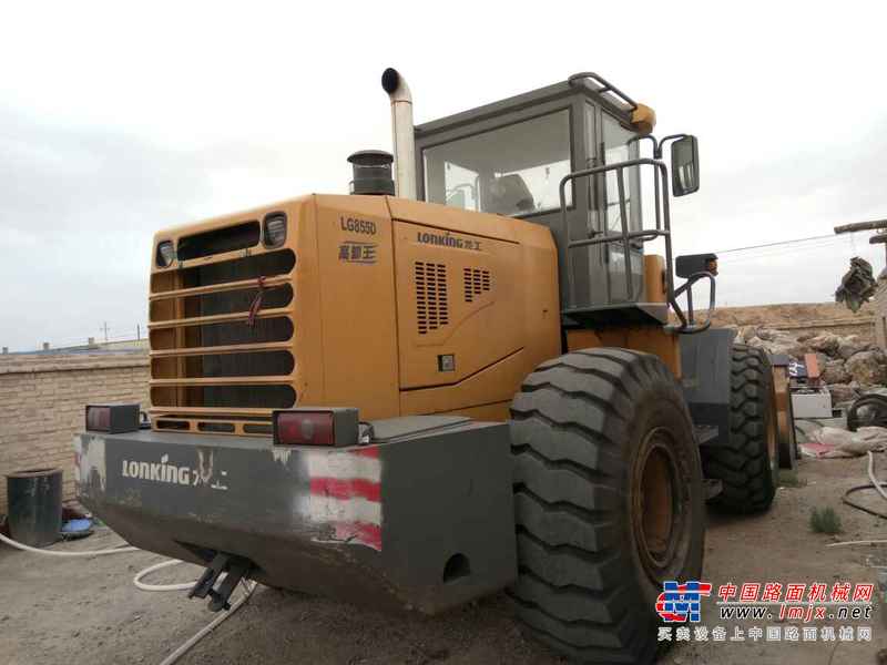 陕西出售转让二手2300小时2010年龙工LG855B装载机