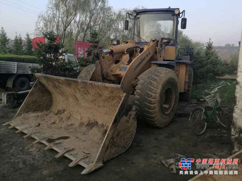 山西出售转让二手4500小时2009年龙工LG855装载机
