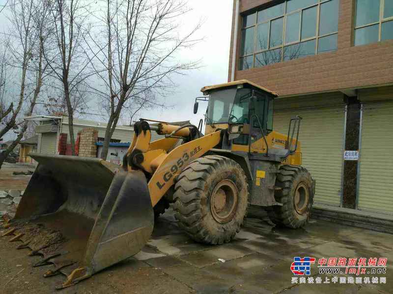 甘肃出售转让二手7500小时2009年临工LG953装载机