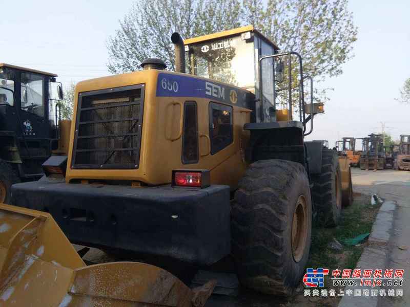 山东出售转让二手4523小时2010年山工SEM650装载机