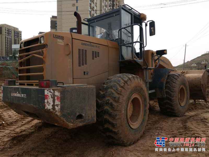 陕西出售转让二手2000小时2014年龙工LG855D装载机