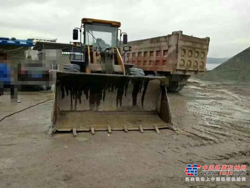 湖北出售转让二手6000小时2014年龙工LG855B装载机