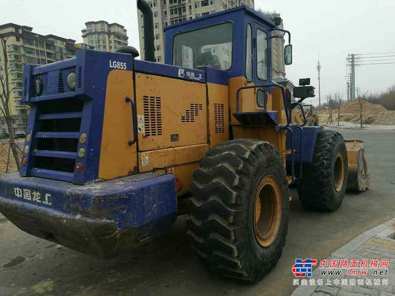 内蒙古出售转让二手6000小时2008年龙工LG855装载机