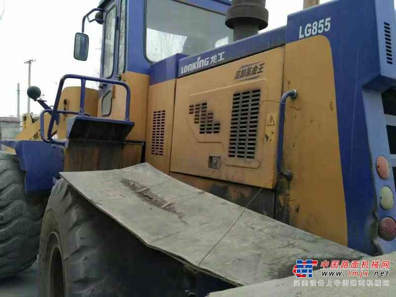 内蒙古出售转让二手3200小时2010年龙工LG855装载机