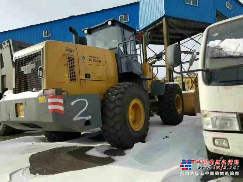 内蒙古出售转让二手3500小时2011年龙工LG855N装载机
