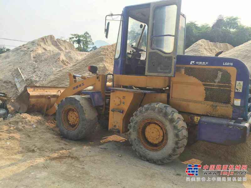 广东出售转让二手4300小时2010年龙工LG816装载机