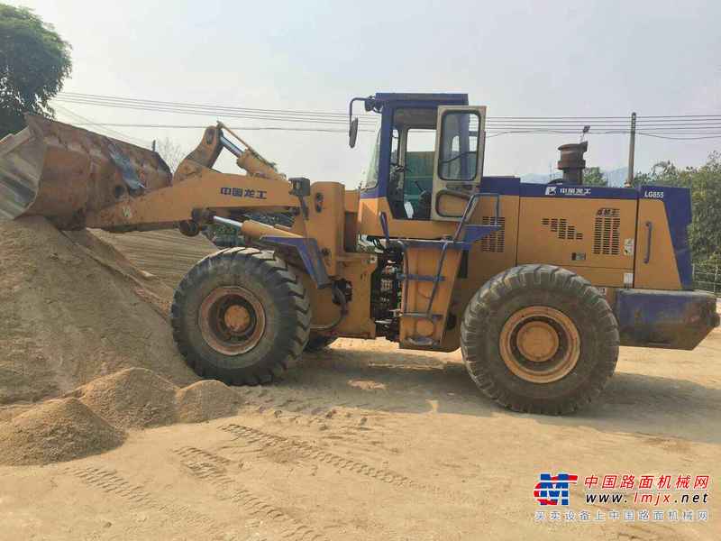 广东出售转让二手4300小时2009年龙工LG855装载机