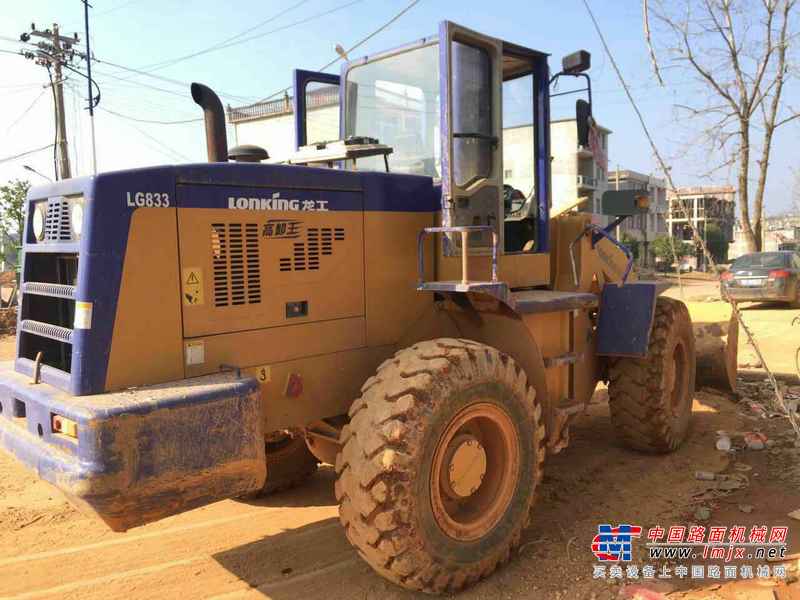 江西出售转让二手4500小时2012年龙工LG833装载机