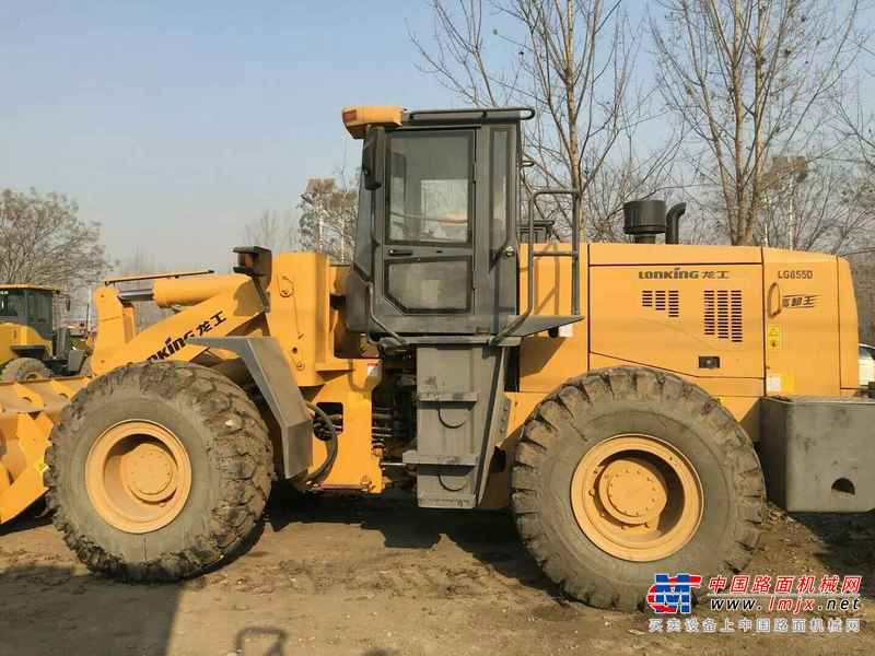 河北出售转让二手3200小时2011年龙工LG855D装载机