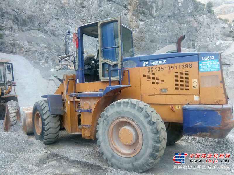 贵州出售转让二手12900小时2007年龙工LG833装载机