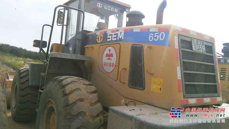 辽宁出售转让二手9500小时2008年山工SEM650装载机
