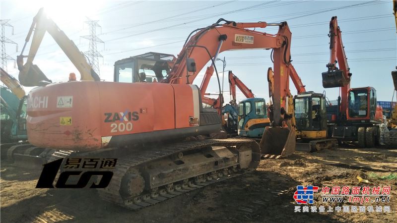 北京出售转让二手6480小时2011年日立ZX200-3挖掘机