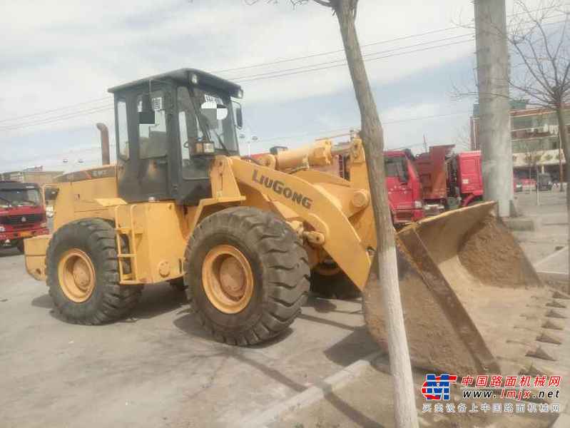 甘肃出售转让二手1500小时2014年柳工CLG855装载机