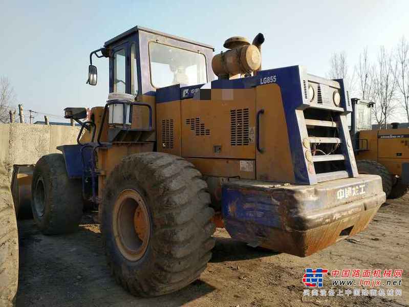 河北出售转让二手5300小时2008年龙工LG855装载机
