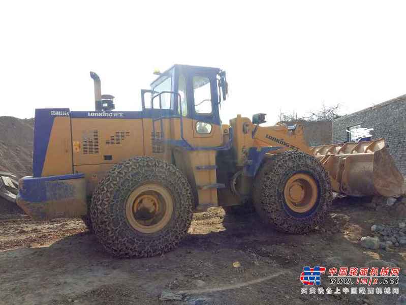 河南出售转让二手2600小时2013年龙工CDM855EK装载机