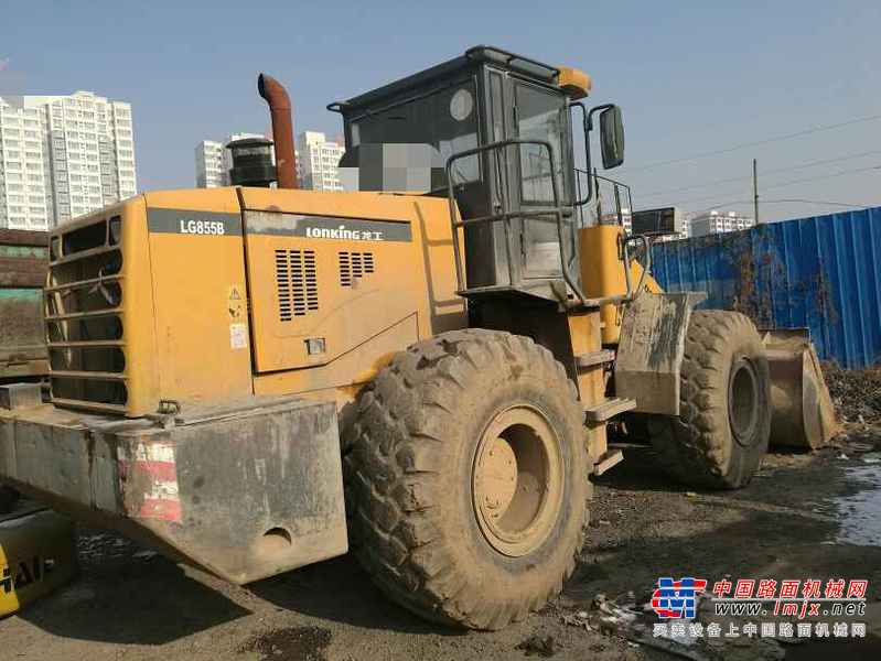 山西出售转让二手5300小时2012年龙工LG855装载机