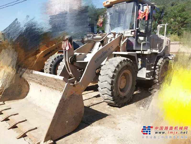 陕西出售转让二手1028小时2014年龙工LG833G装载机