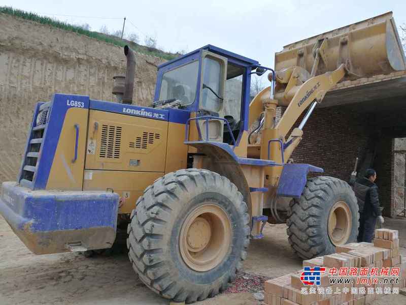 陕西出售转让二手2000小时2009年龙工LG853装载机