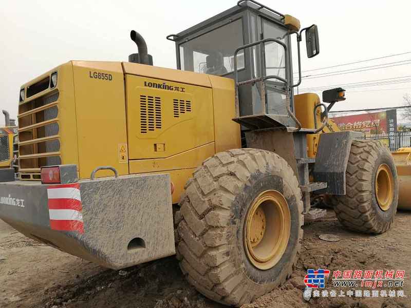 陕西出售转让二手1000小时2015年龙工LG855D装载机