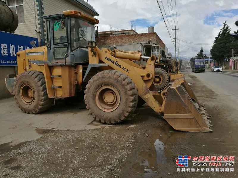 云南出售转让二手7645小时2010年龙工LG853装载机