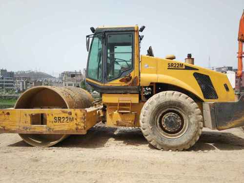 湖北出售转让二手7800小时2011年山推SR22M单钢轮压路机