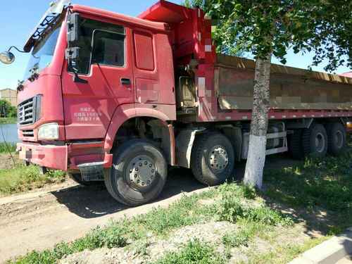 吉林出售转让二手2012年中国重汽豪沃ZZ5437N466741自卸车