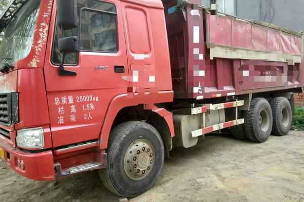 吉林出售转让二手2011年中国重汽豪沃ZZ5437N466741自卸车