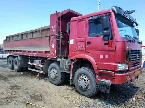 吉林出售转让二手2013年中国重汽豪沃ZZ5437N466741自卸车
