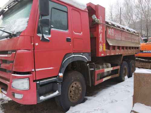 吉林出售转让二手2009年中国重汽豪沃ZZ3257N5247自卸车