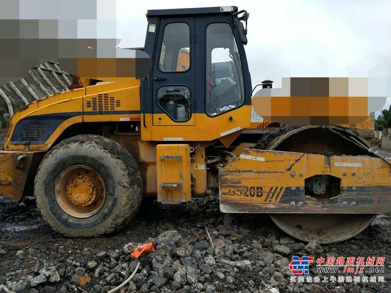 贵州出售转让二手4500小时2011年龙工LG520B单钢轮压路机
