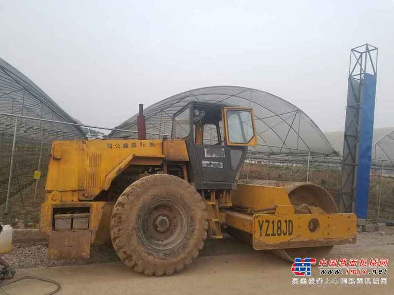 贵州出售转让二手6500小时2006年徐工Y18单钢轮压路机