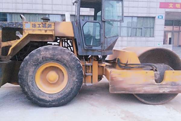 河北出售转让二手6800小时2007年徐工YZ18JC单钢轮压路机