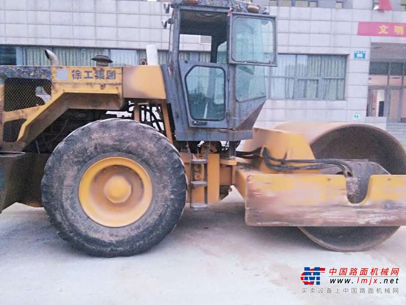 河北出售转让二手6800小时2007年徐工YZ18JC单钢轮压路机