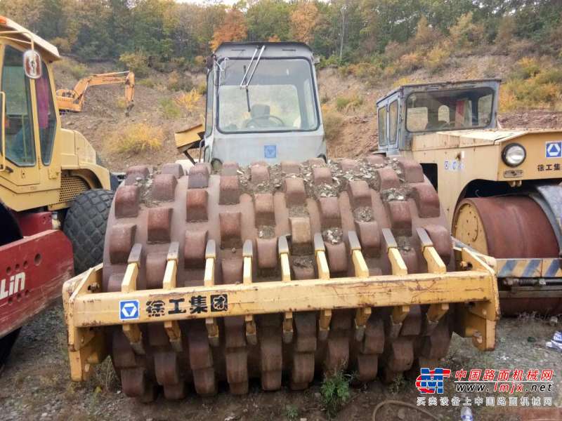 黑龙江出售转让二手3000小时2005年徐工Y18单钢轮压路机