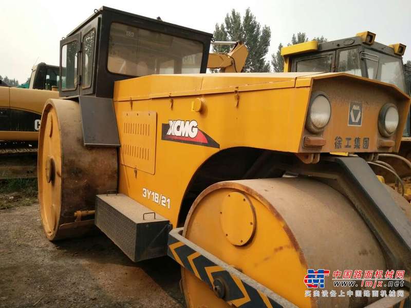 河北出售转让二手6100小时2005年徐工3Y18三轮压路机