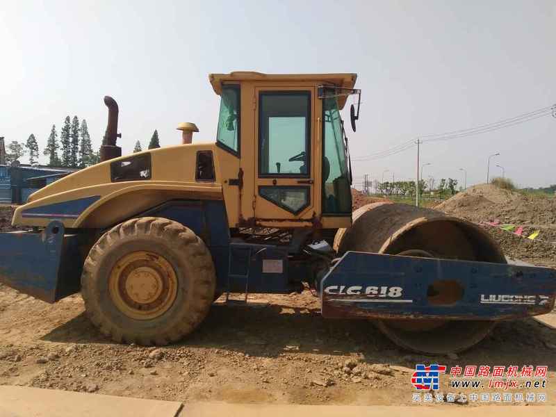 江苏出售转让二手4000小时2006年柳工CLG618单钢轮压路机