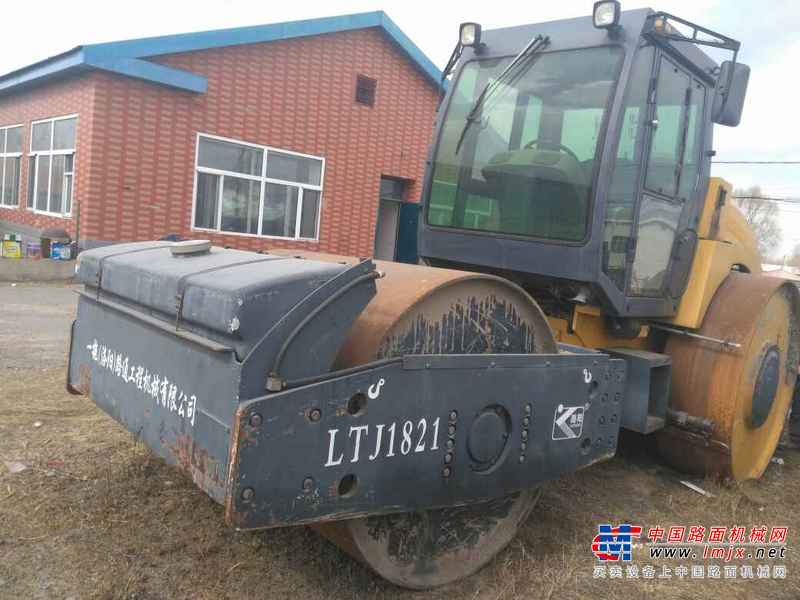 黑龙江出售转让二手8900小时2005年洛阳路通LTJ1821三轮压路机