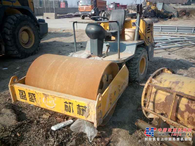山西出售转让二手600小时2013年洛阳盈盛YZF单钢轮压路机
