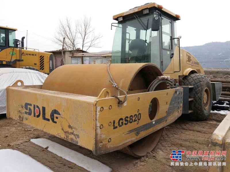 陕西出售转让二手4000小时2011年临工LGS820单钢轮压路机