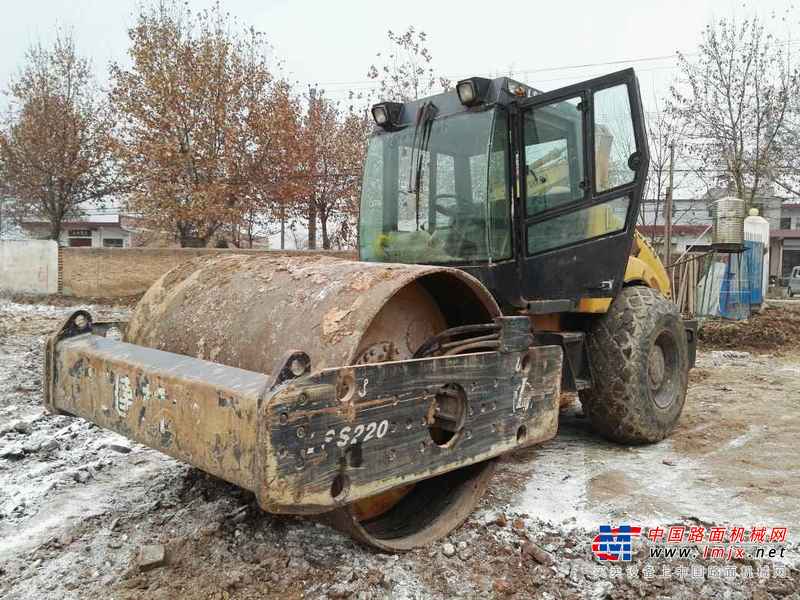 陕西出售转让二手6000小时2010年洛建LSS2301单钢轮压路机